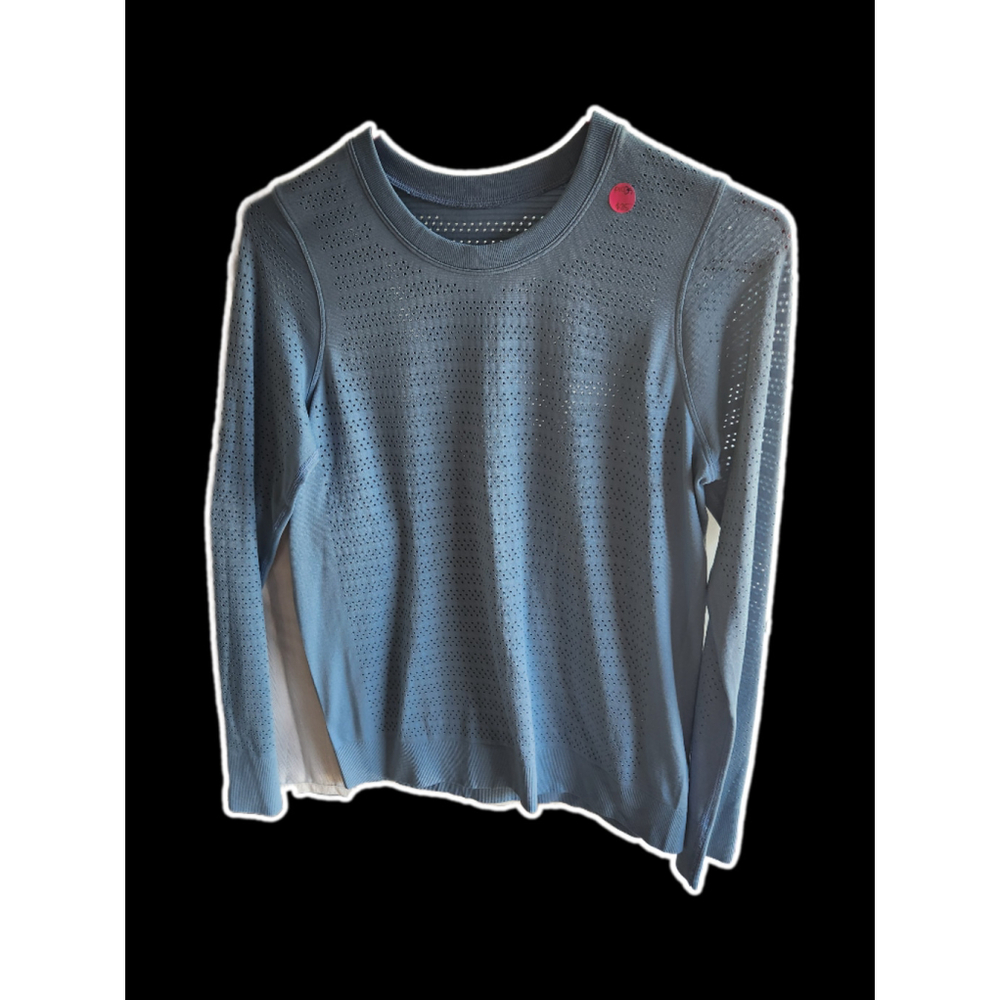 Women's Lululemon Blue Long Sleeve Shirt Size M